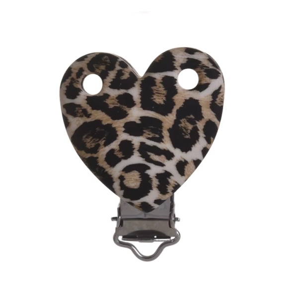 Chupetero Corazón Animal Print 2