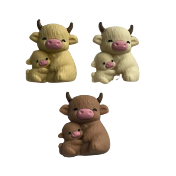 Pieza Familia Vaca 3D