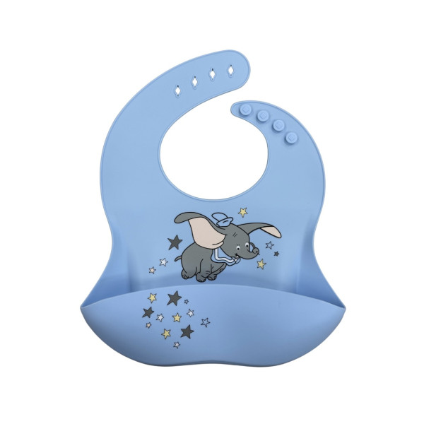 Babero Dumbo Azul Bebé