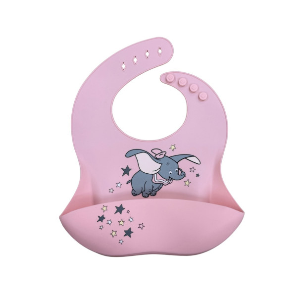 Babero Dumbo Rosa Bebé
