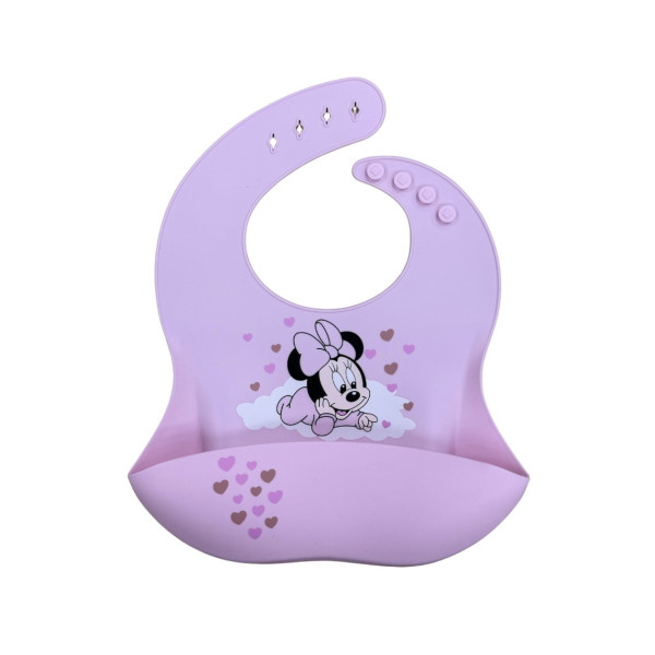 Babero Minnie Nube Pale