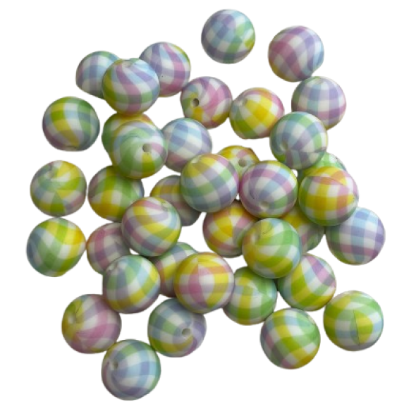 Bola 15mm M. Vichy Anaranjado (459)