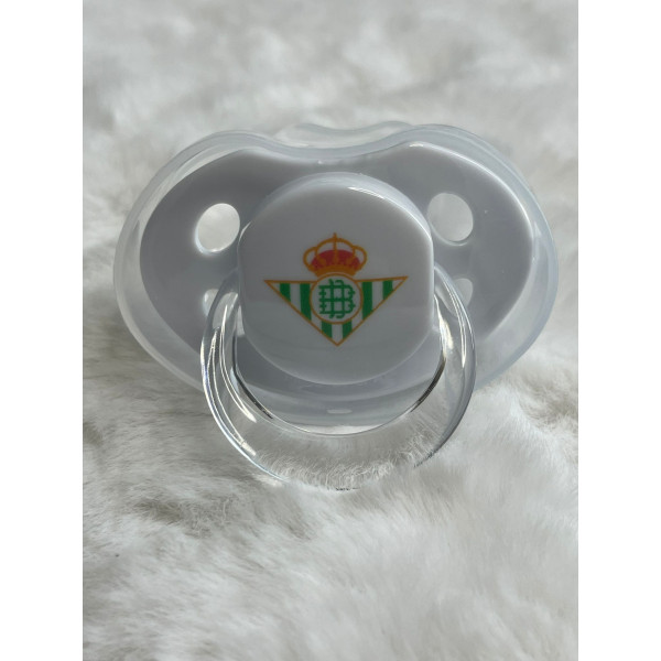 Chupete Blanco Betis Con protector