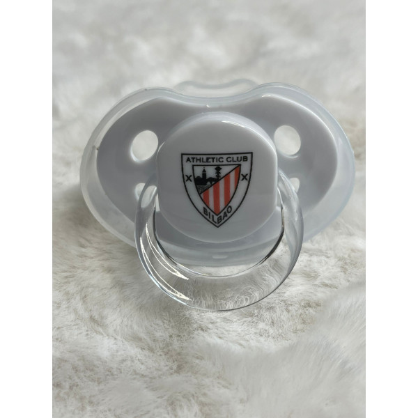 Chupete Blanco Athletic Bilbao Con protector