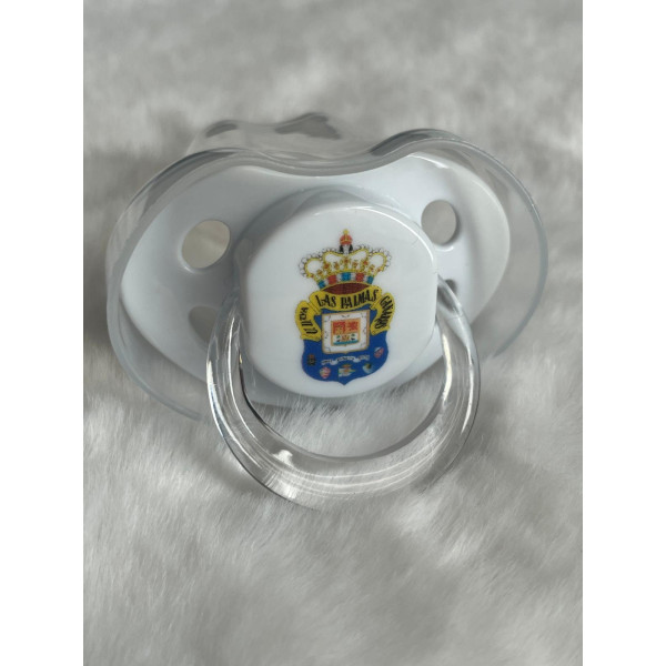 Chupete Las Palmas blanco con Protector