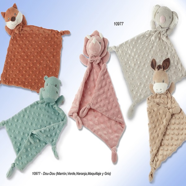 10977 DOUDOU DE TOPOS EN FORMA DE ANIMALES