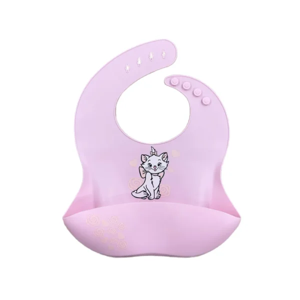 Babero Gatita Mary Rosa Pale