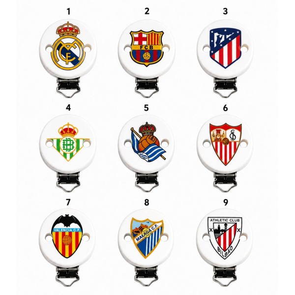 Chupetero Escudos Fútbol