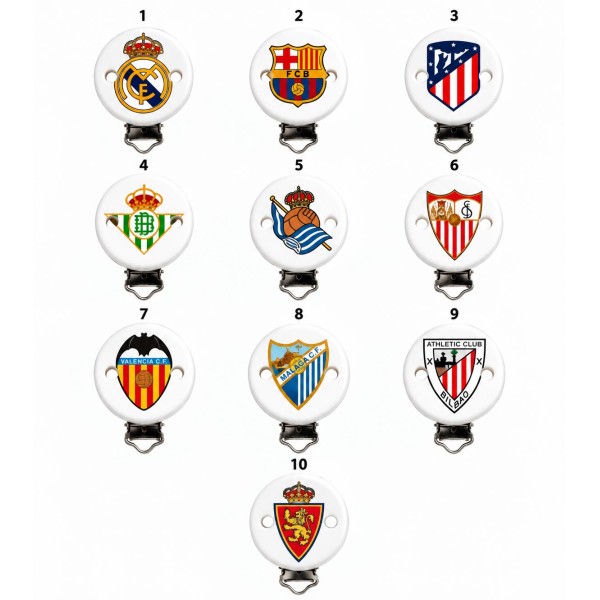 Chupetero Escudos Fútbol